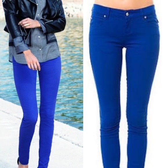 Sanctuary Surplus Cobalt Blue Skinny Jeans